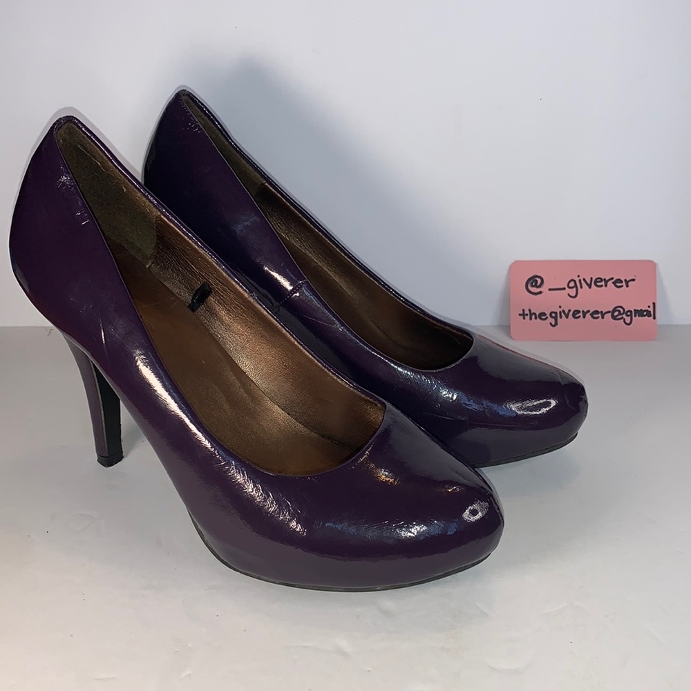Size 8 Deep Purple / Eggplant Heels
